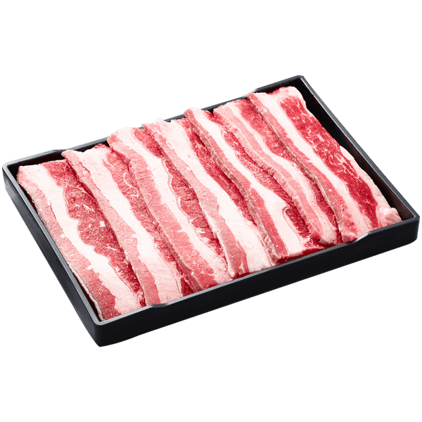 Ba Chỉ Bò Nhập Khẩu Nướng Short Plate khay 500g