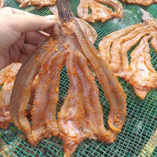 Khô cá lóc đồng tẩm gia vị đặc sản Size: 5-6 con/kg