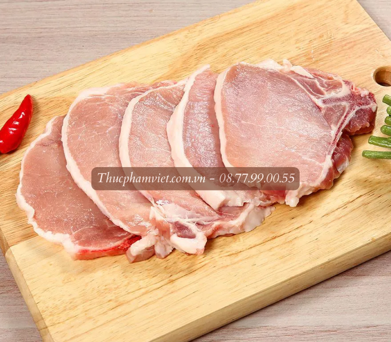 Sườn cốt lết heo đông lạnh giá sỉ TPHCM