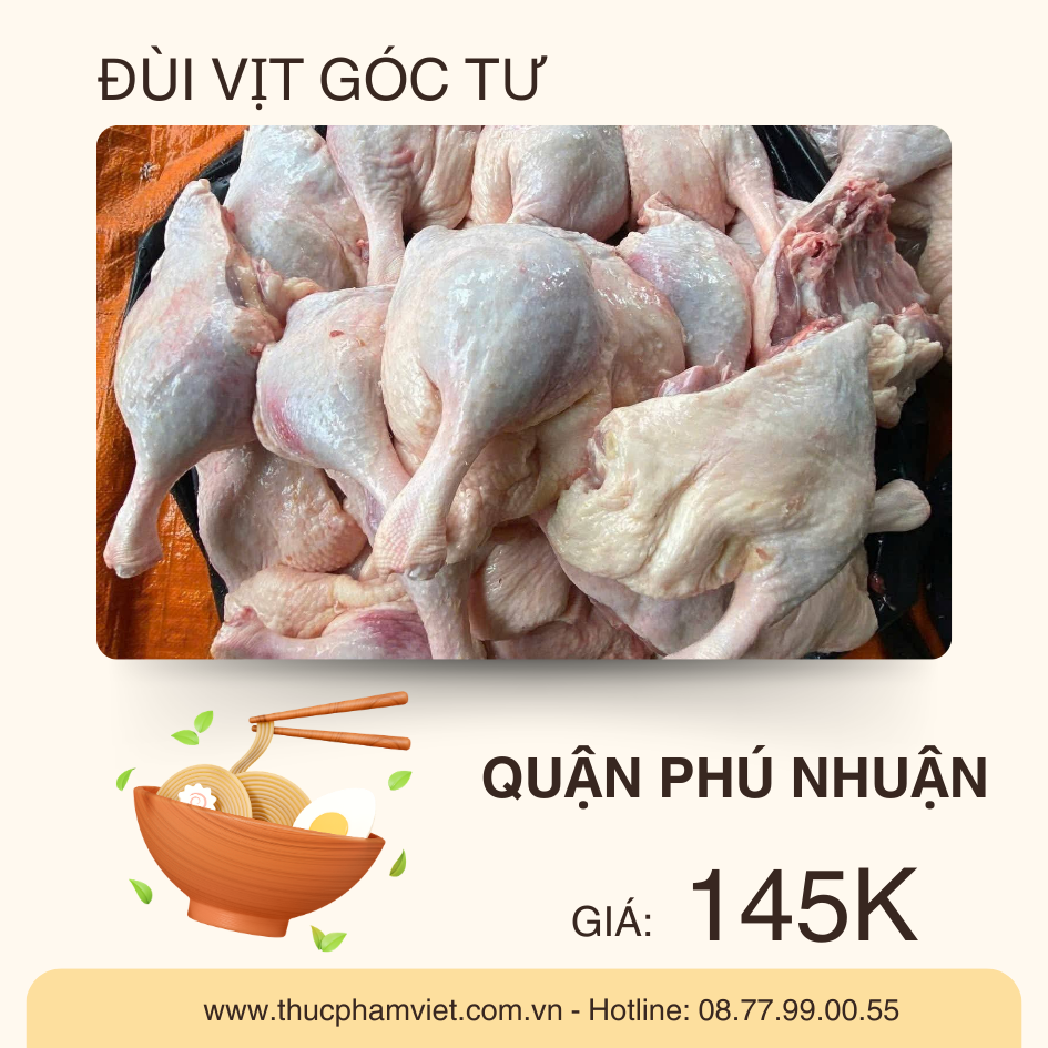 dui vit goc tu dong lanh phu nhuan