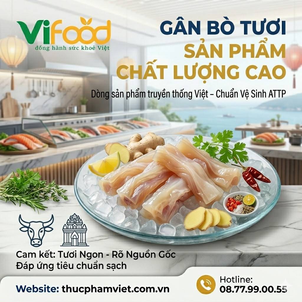 gân bò đông lạnh nhập khẩu giá sỉ