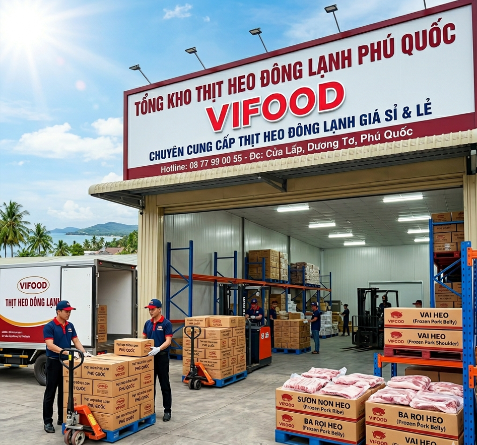 Tổng Kho Thịt Heo Đông Lạnh Phú Quốc