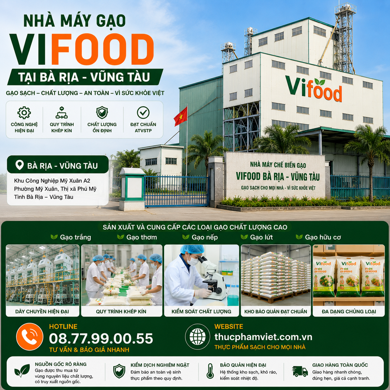Nhà Máy Gạo Bà Rịa Vũng Tàu