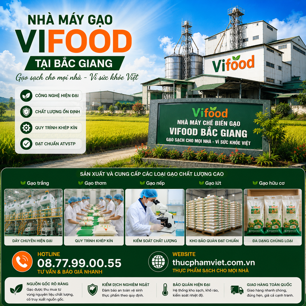 Nhà Máy Gạo Bắc Giang