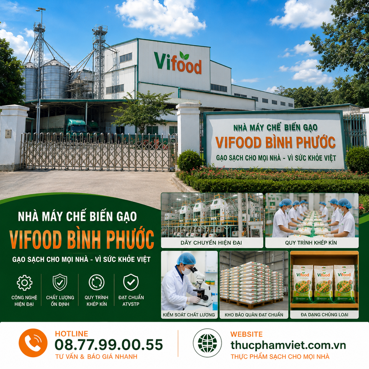 Nhà Máy Gạo Bình Phước