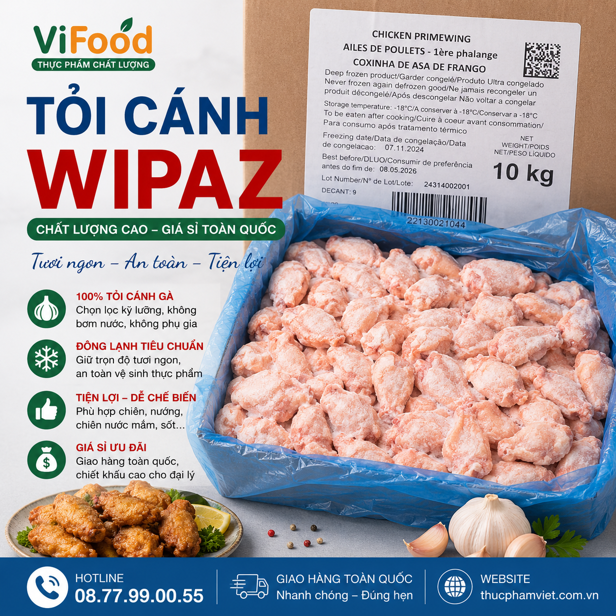 Tỏi Cánh WIPAZ Giá Sỉ