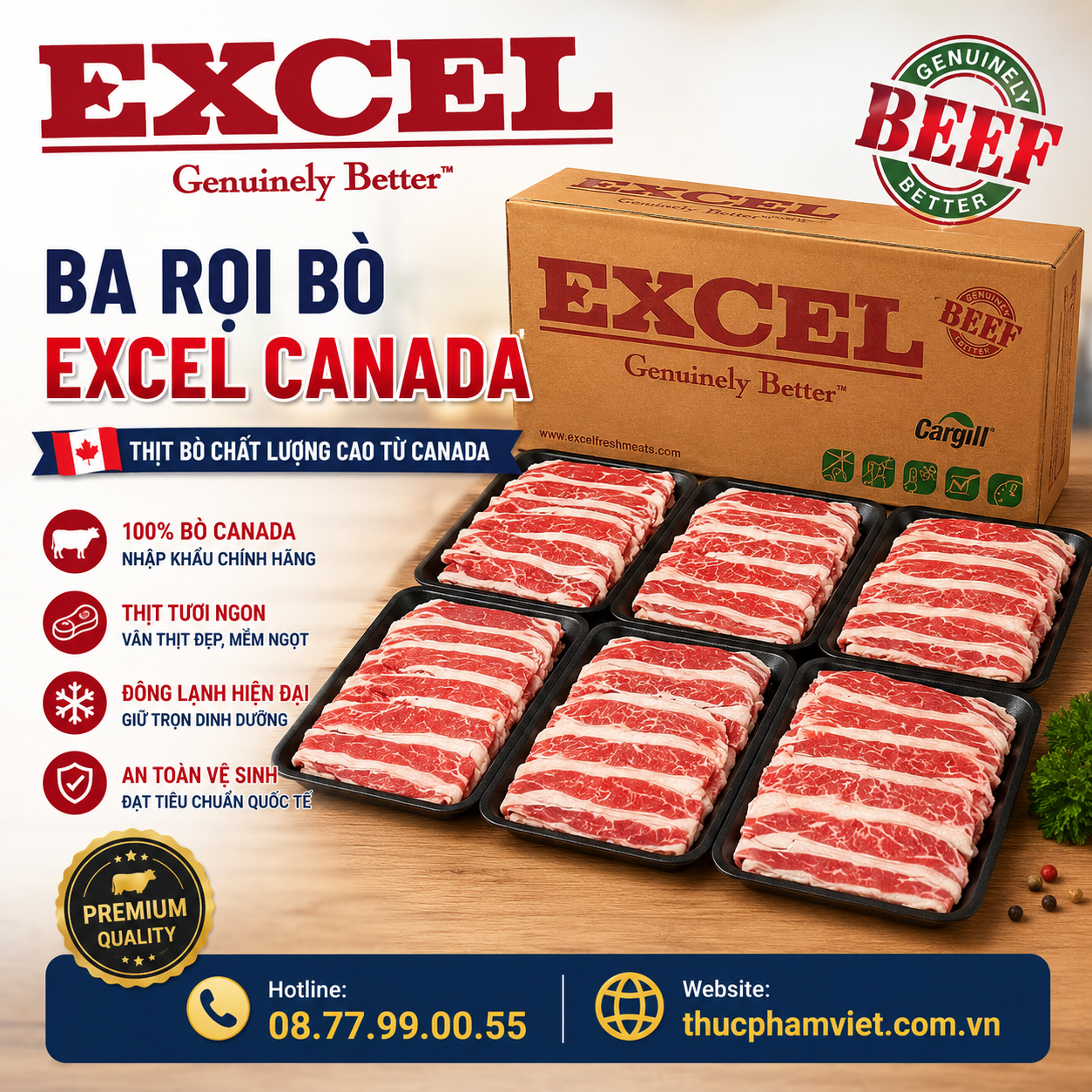 Ba Rọi Bò Excel Canada
