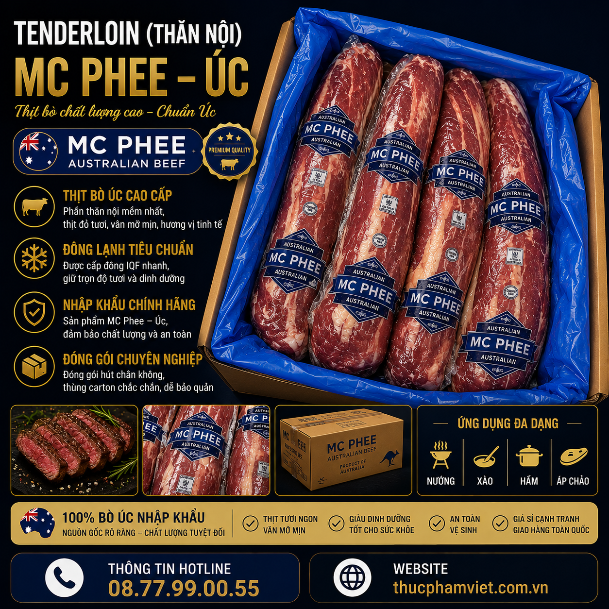 Tenderloin (Thăn nội) MC Phee- Úc