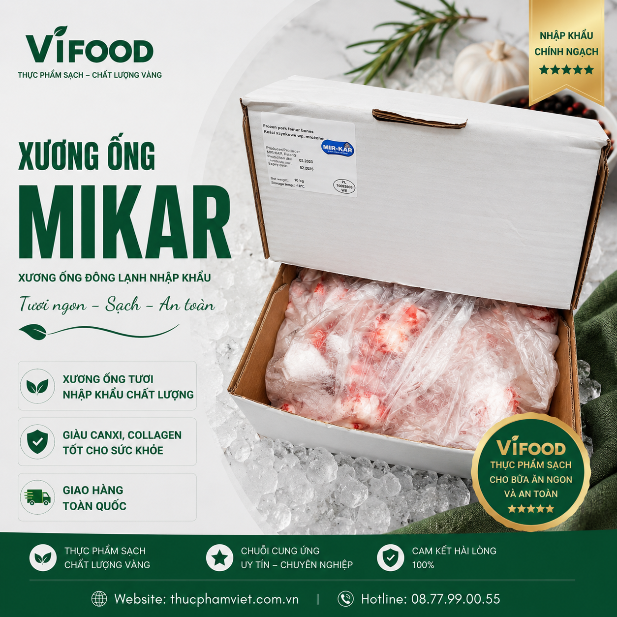 Xương Ống Heo Sau Mika