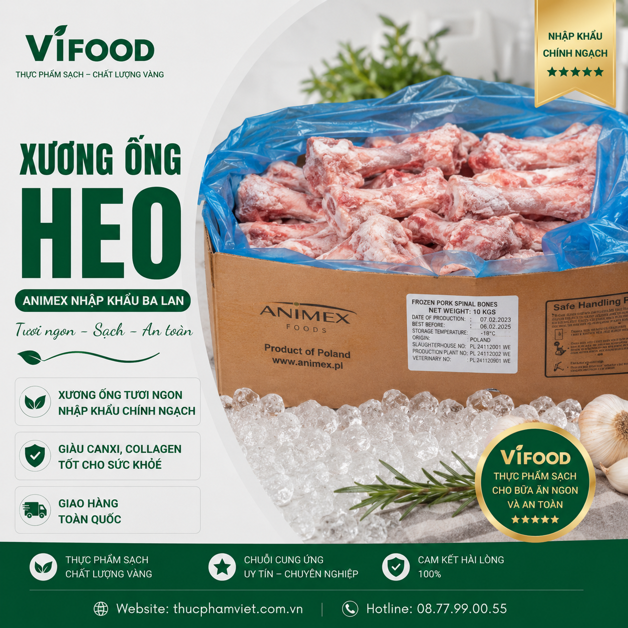 Xương Ống Heo Animex