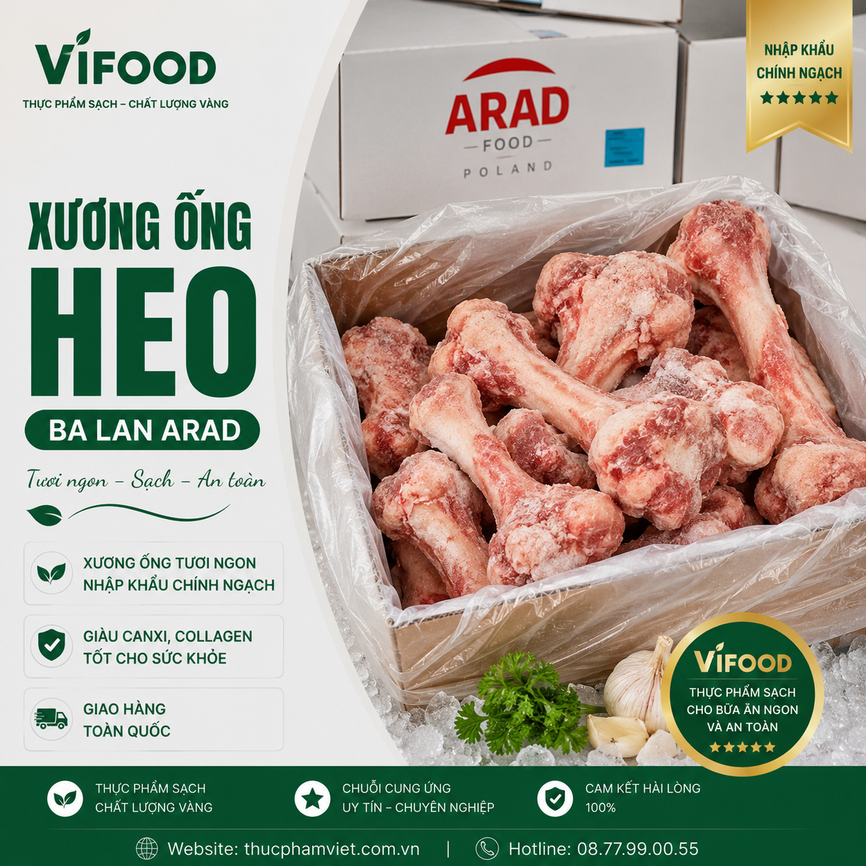 Xương Ống Heo Ba Lan Arad