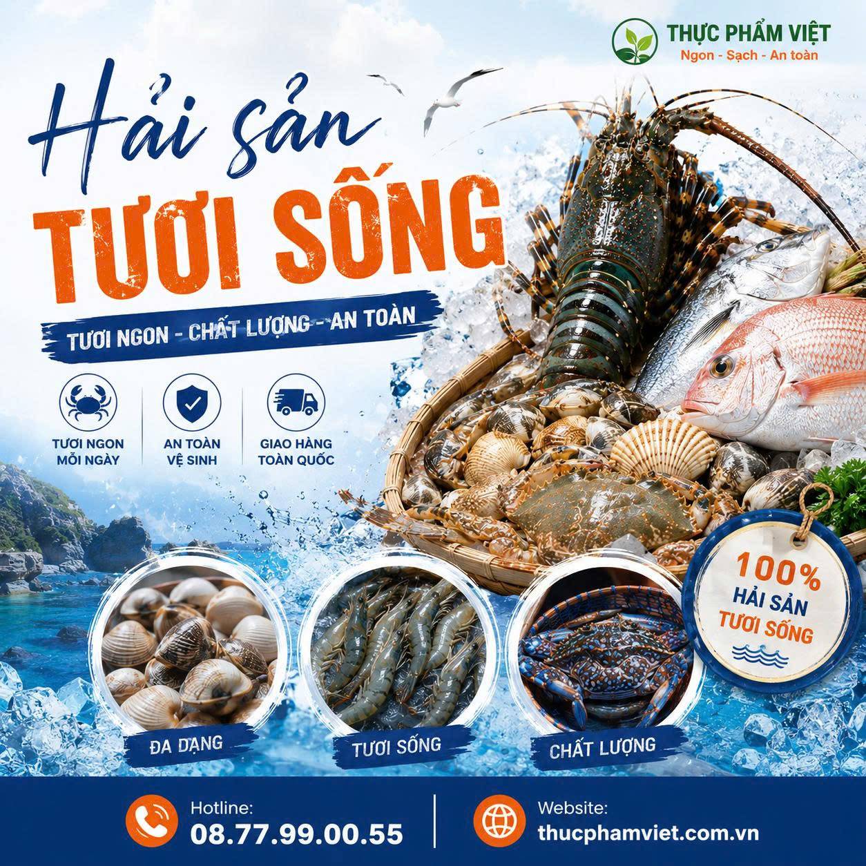 Hải sản tươi sống giá sỉ tại Phường Tăng Nhơn Phú