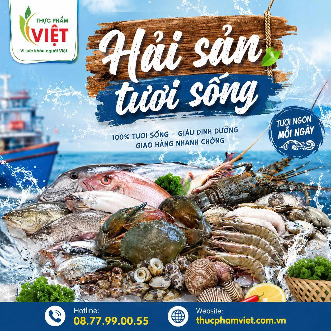 Nơi bán hải sản tươi sống tại Phường Thủ Dầu Một