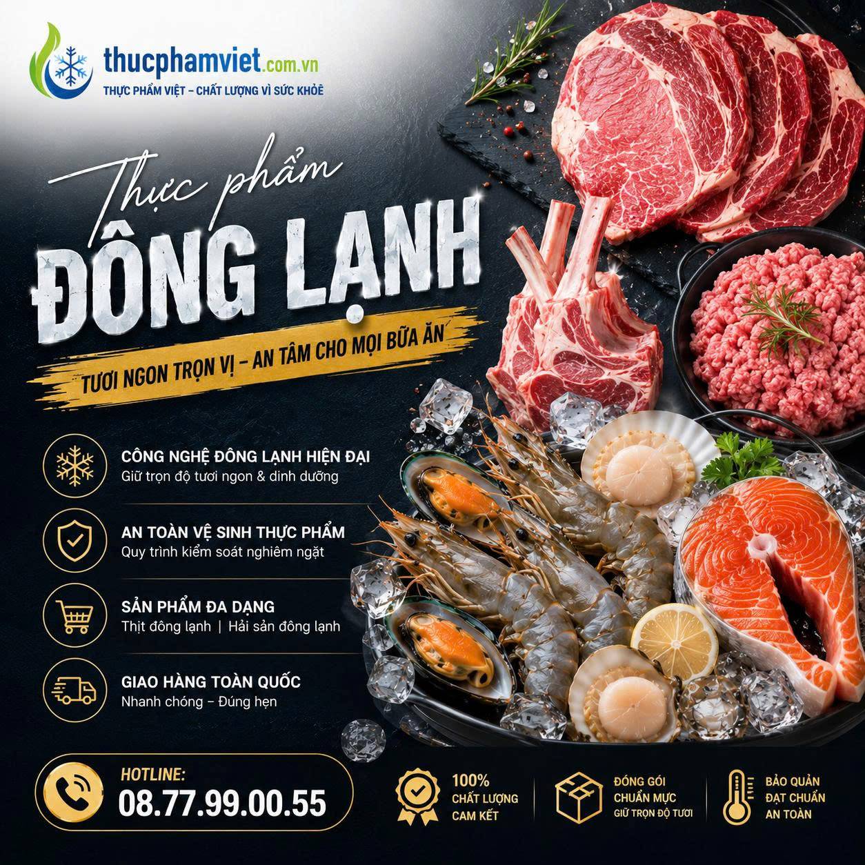 Địa chỉ mua Thực phẩm đông lạnh tại Phường Long Trường