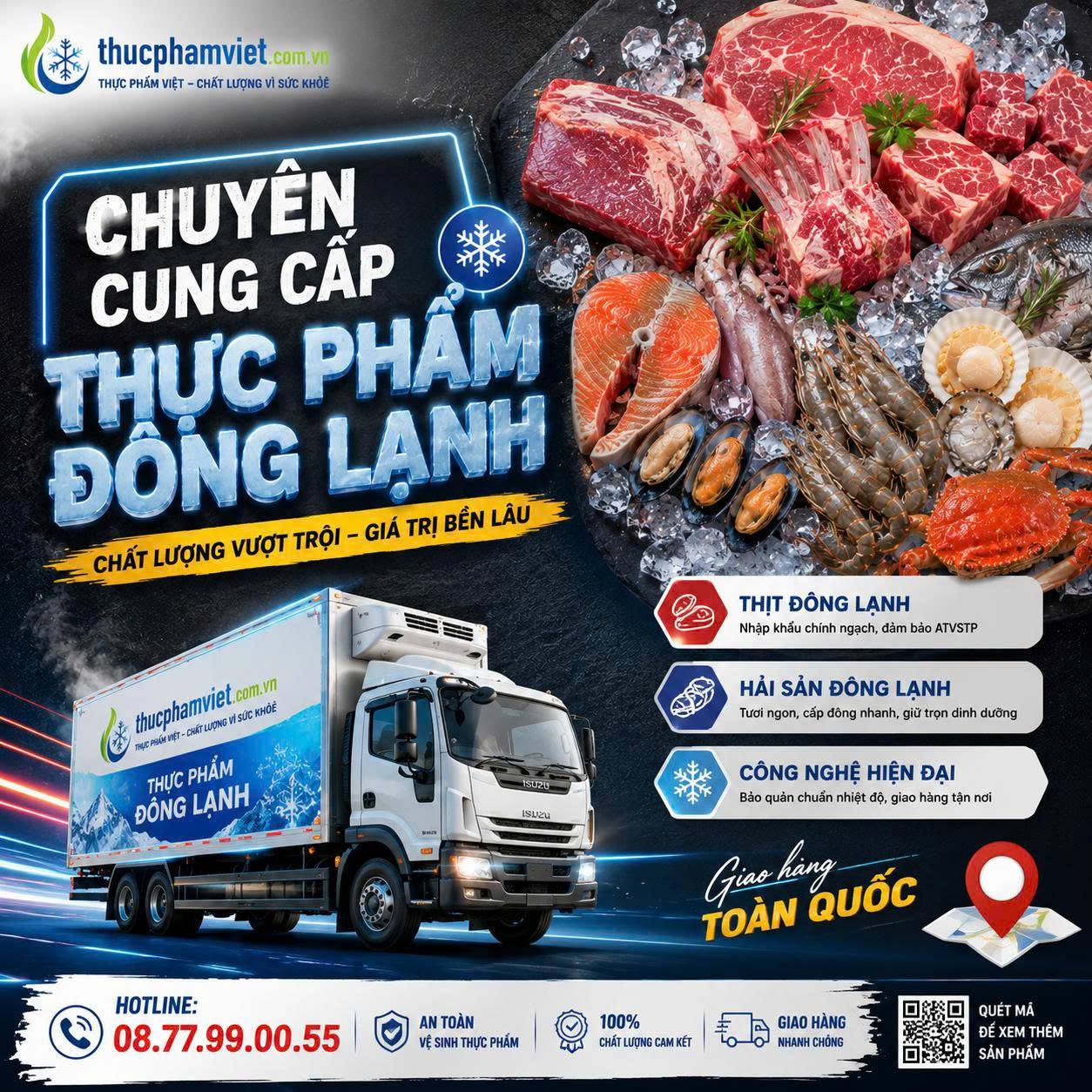 Thực phẩm đông lạnh giá sỉ tại Phường Bình Trưng