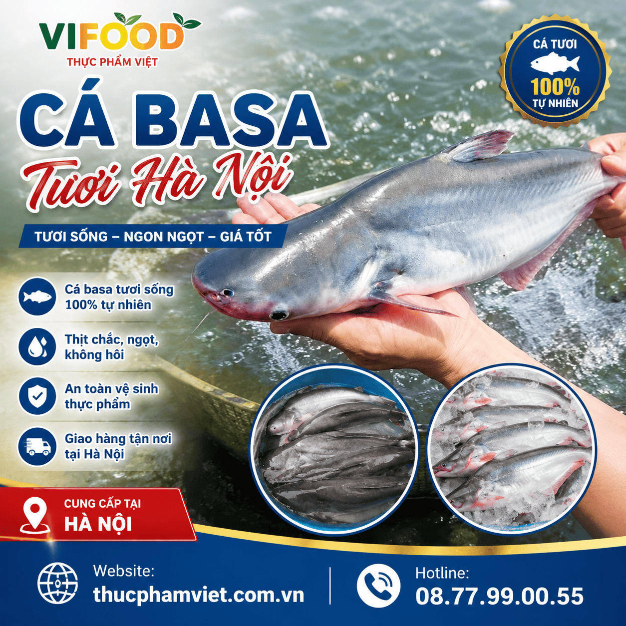 Mua Cá Basa Tươi Ở Đâu Hà Nội? Địa Chỉ Bán Cá Basa Tươi Giá Sỉ, Giao Nhanh