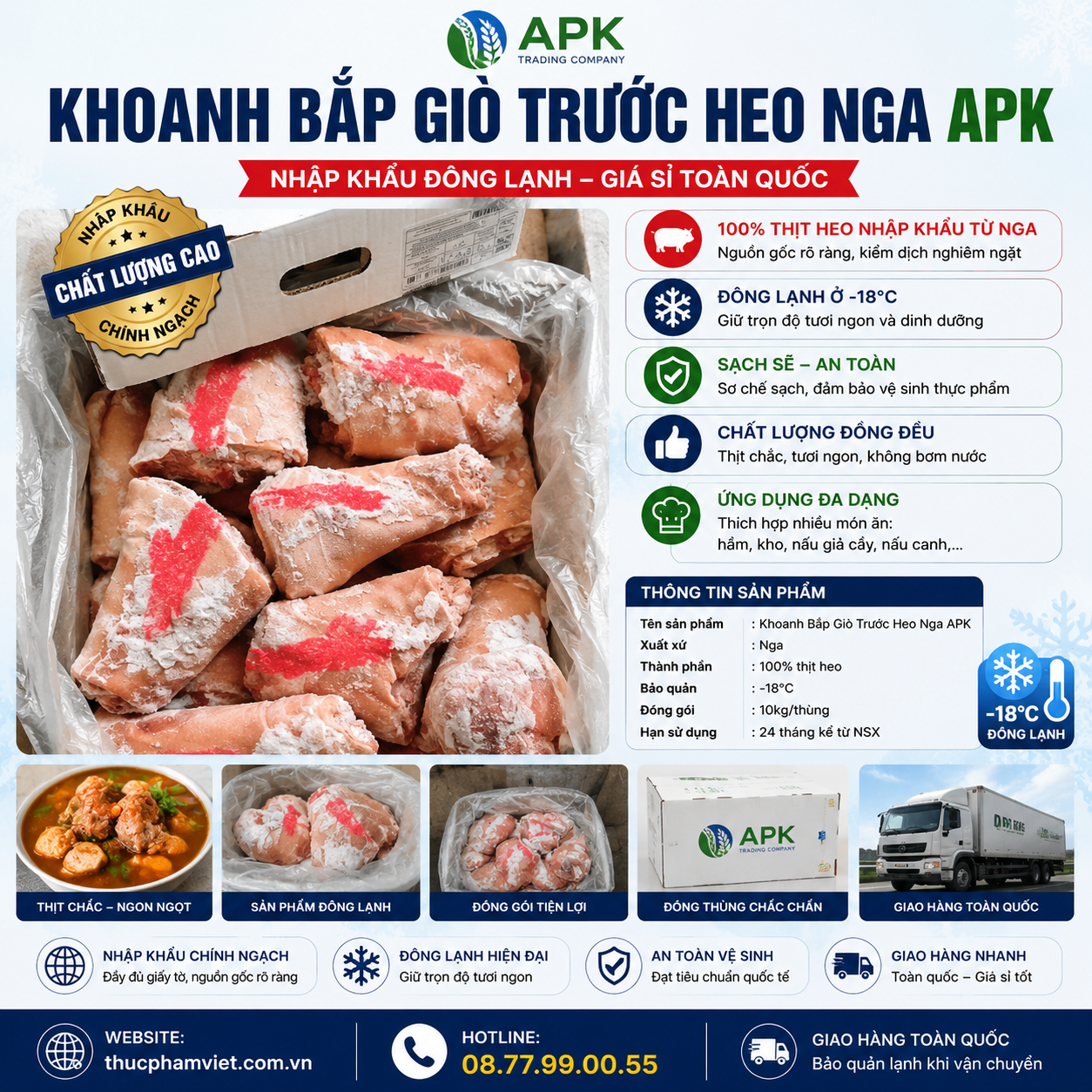 Khoanh Bắp Giò Trước Heo Nga APK