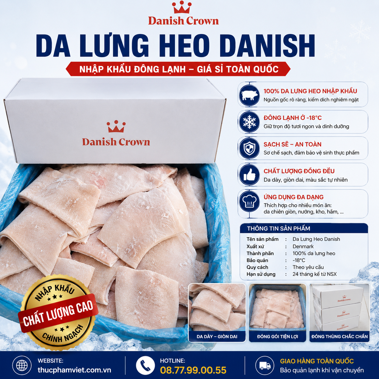 Da Lưng Heo Danish