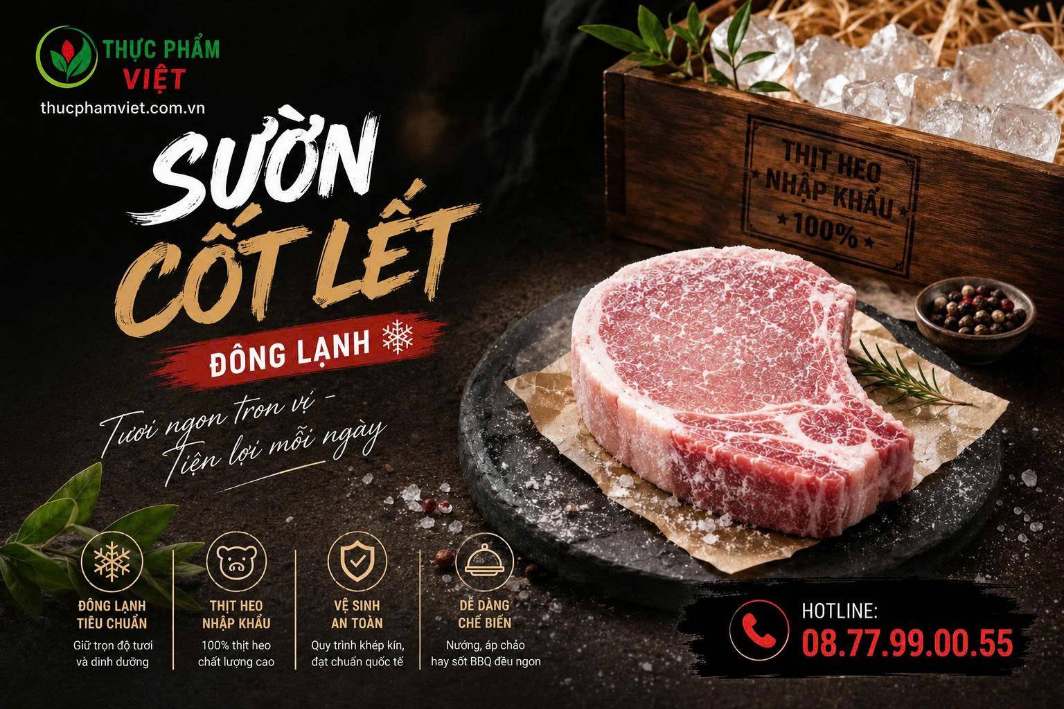 Sỉ và lẻ Sườn cốt lết tại Phường Tân Thuận