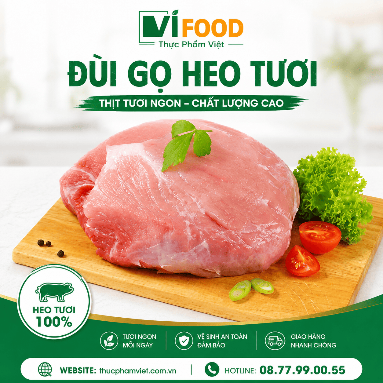 Đùi Gọ Heo Tươi