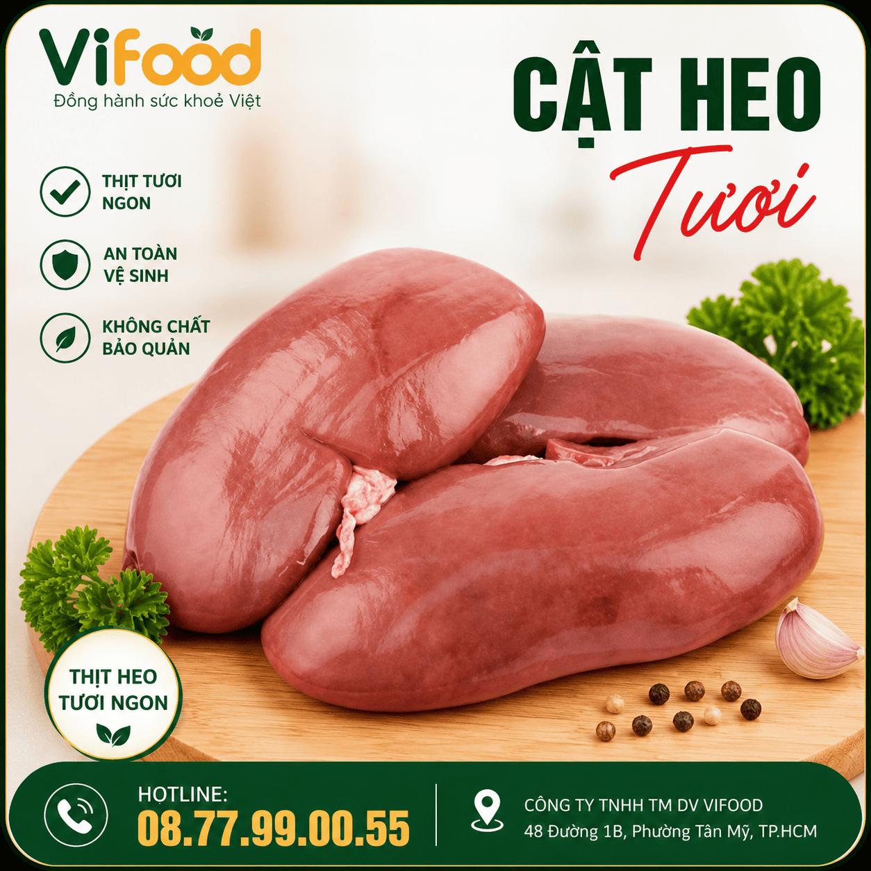 Cật Heo Tươi