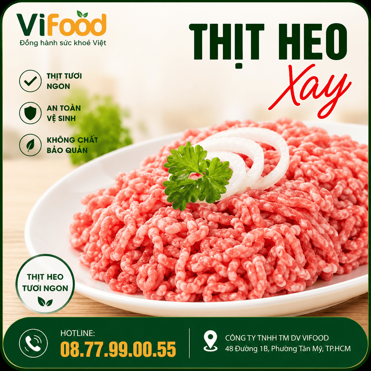 Thịt Heo Xay