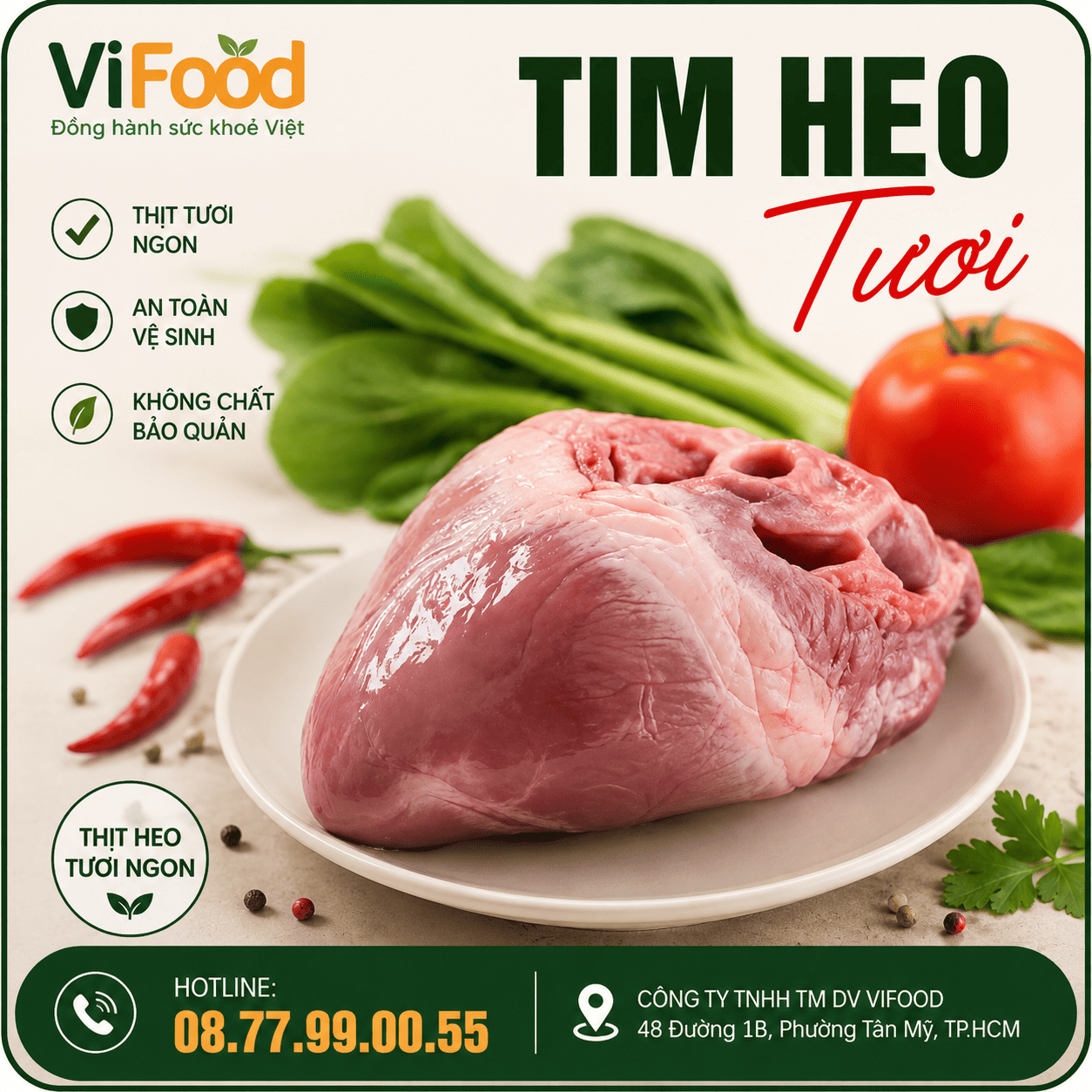 Tim Heo Tươi