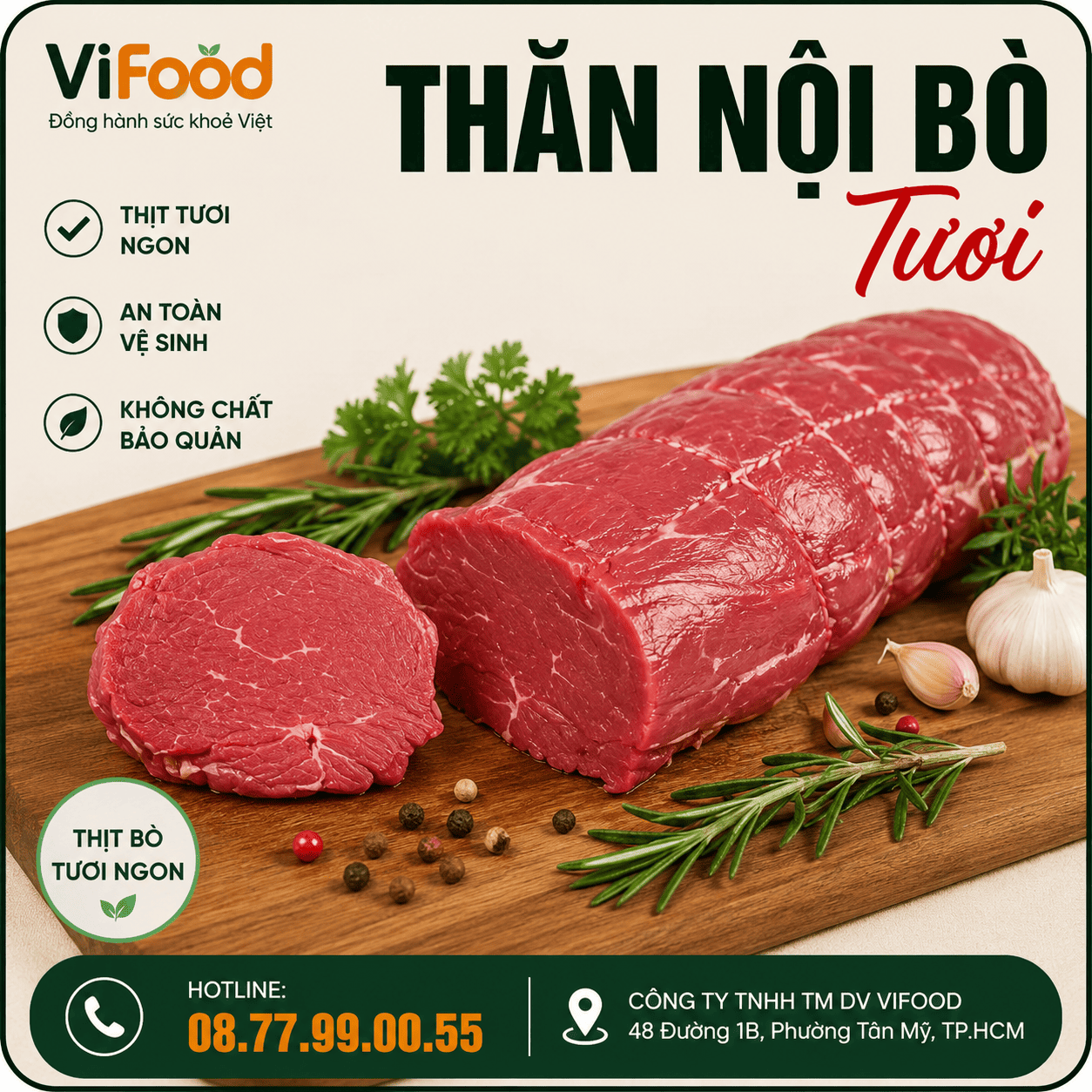 Thăn Nội Bò Tươi
