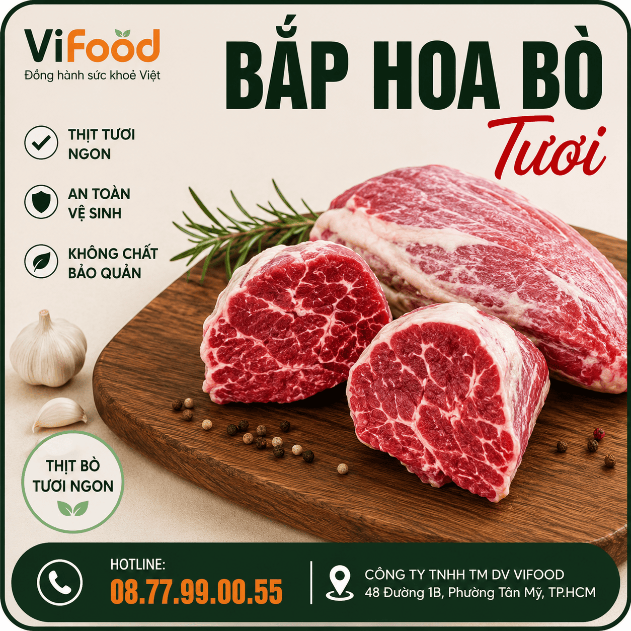 Bắp Hoa Bò Tươi