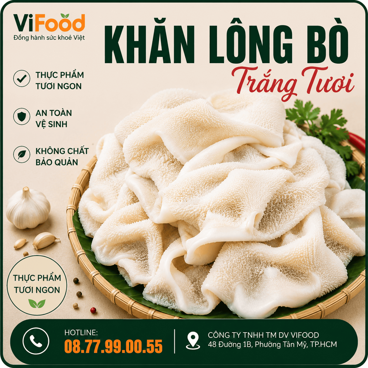 Khăn long trắng