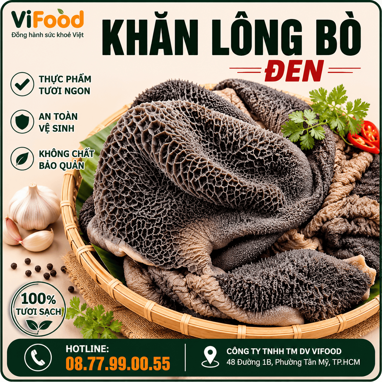 Khăn long đen