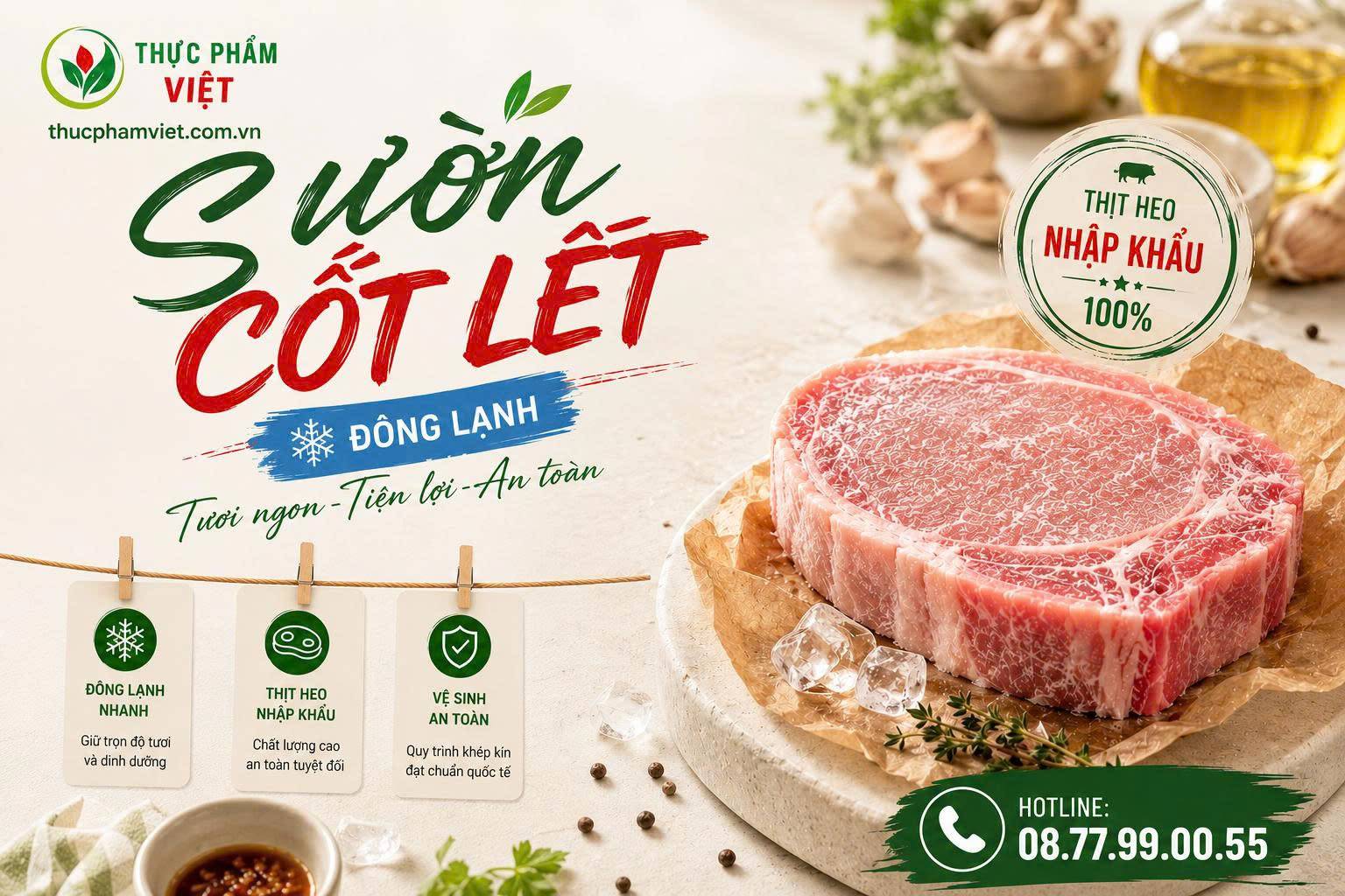 Mua sỉ Sườn cốt lết tại Phường Diên Hồng