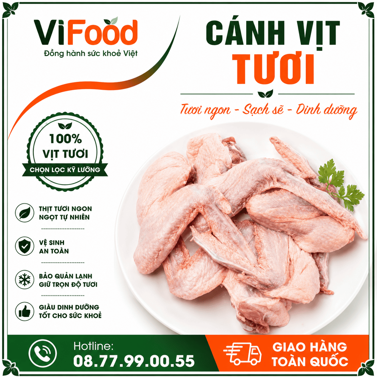 Cánh Vịt Tươi