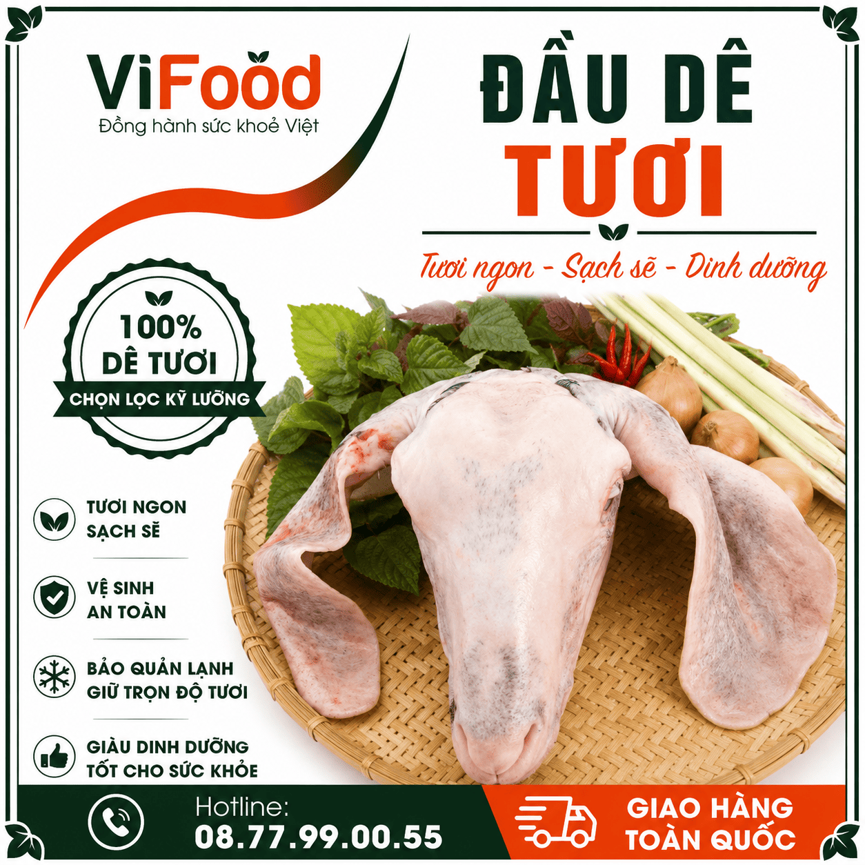Đầu Dê Tươi