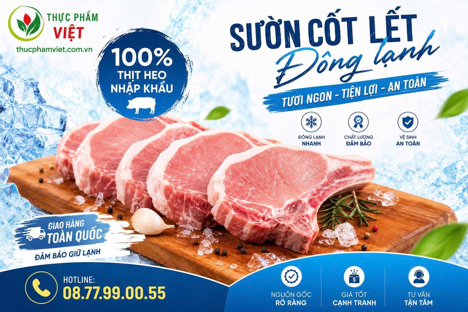 Sườn cốt lết giá sỉ tại Phường Thông Tây Hội