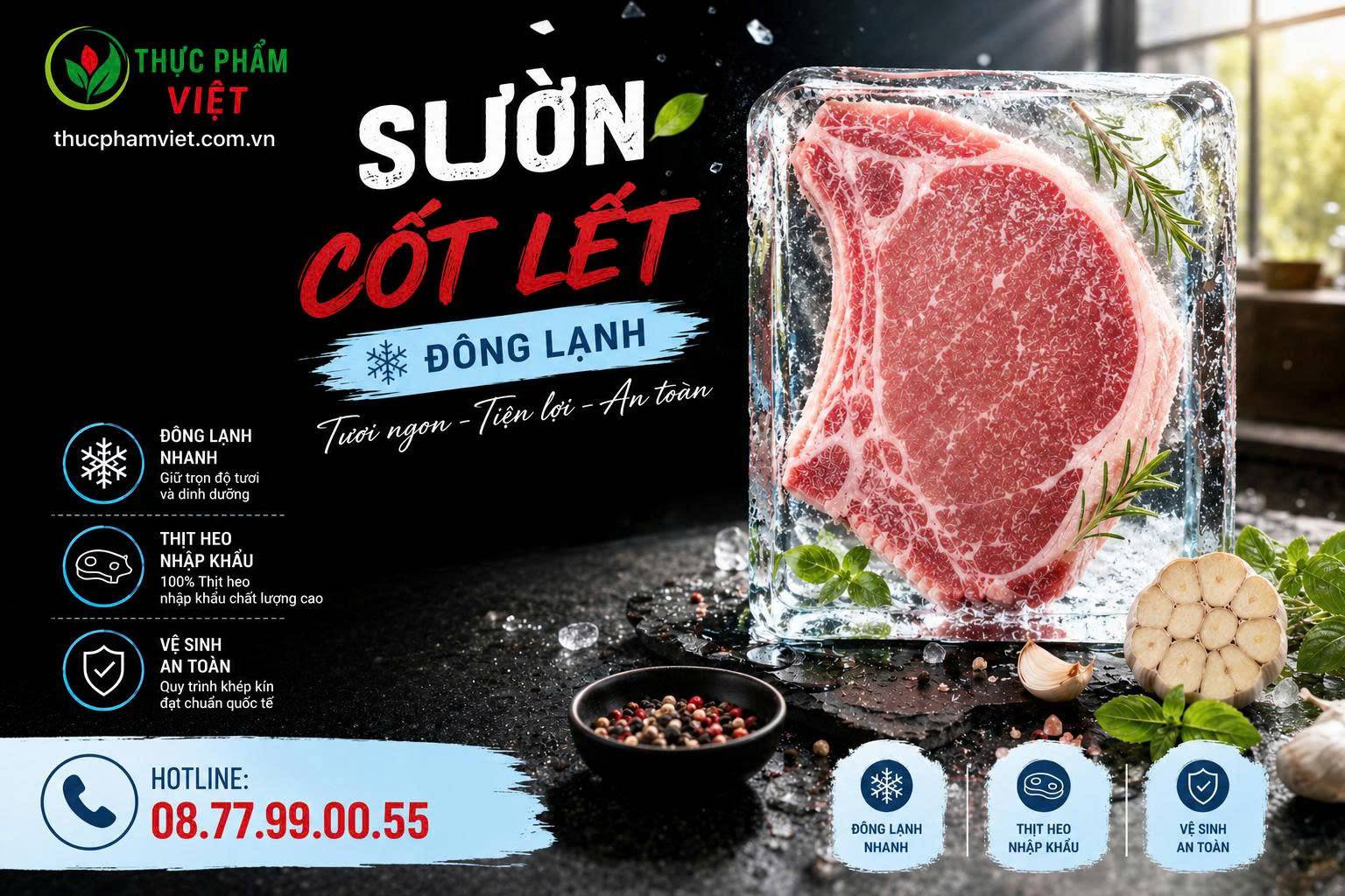 Sườn cốt lết giá sỉ tại Phường Tân Sơn Hòa
