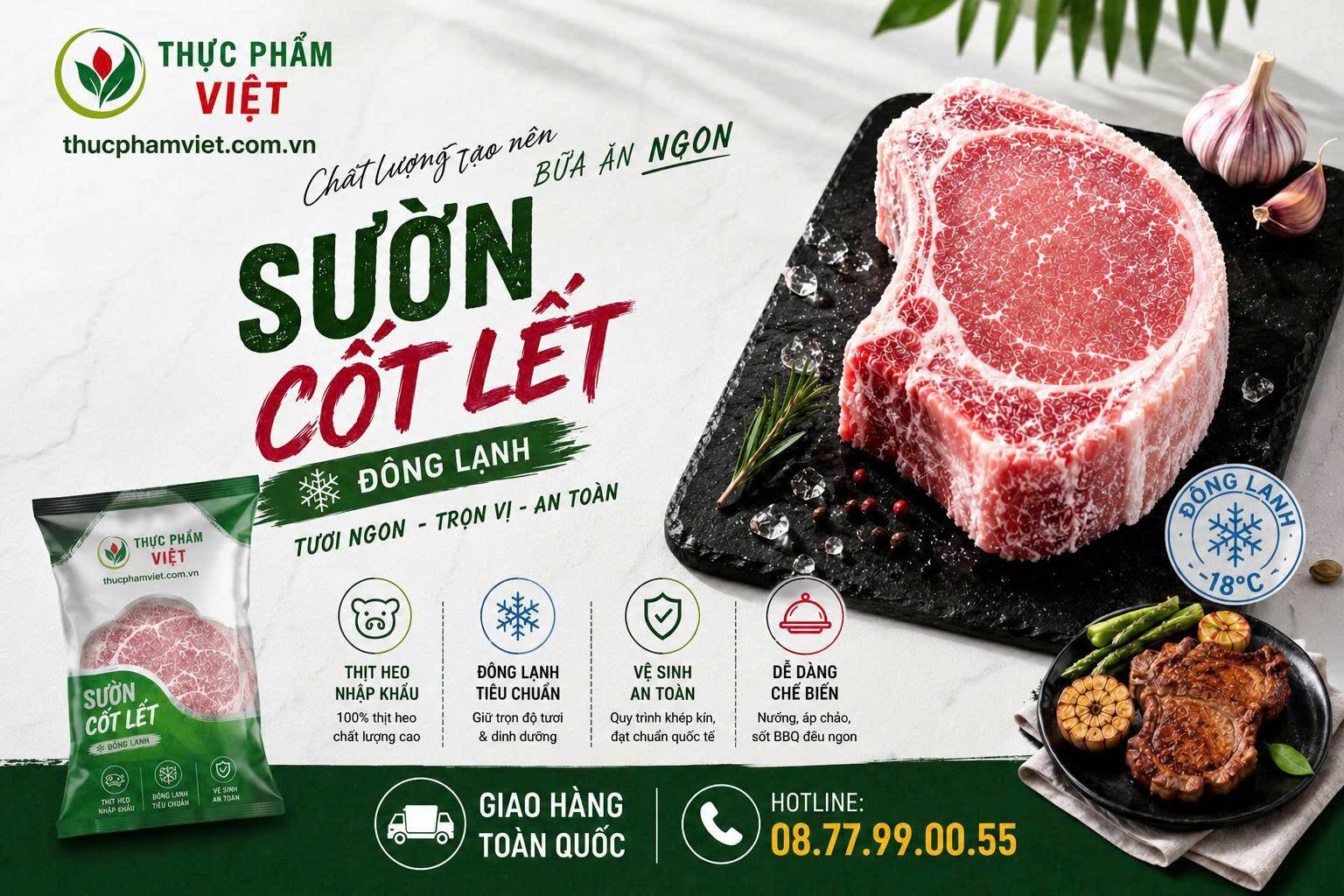 Địa chỉ mua Sườn cốt lết tại Phường Bảy Hiền