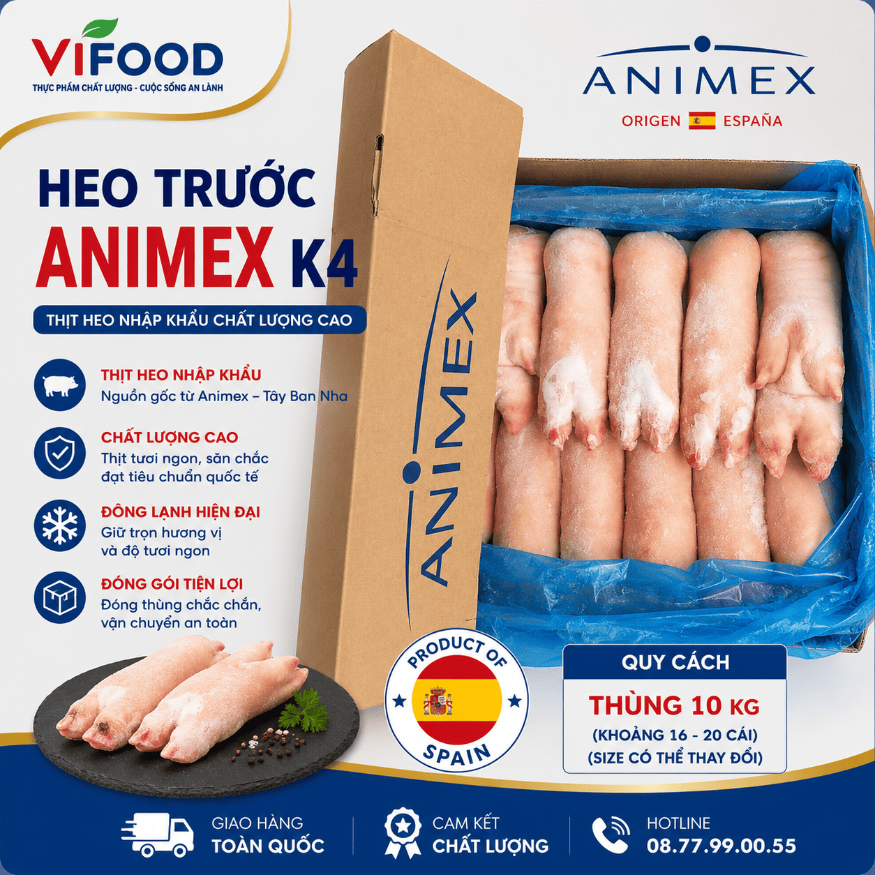 Dựng heo trước Animex K4