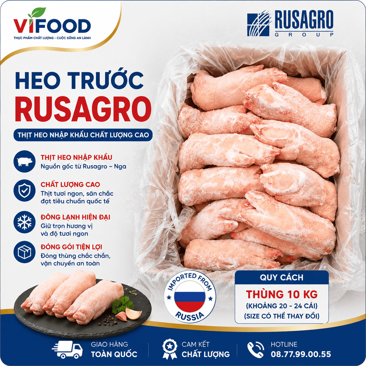 Dựng Heo Trước Rusagro