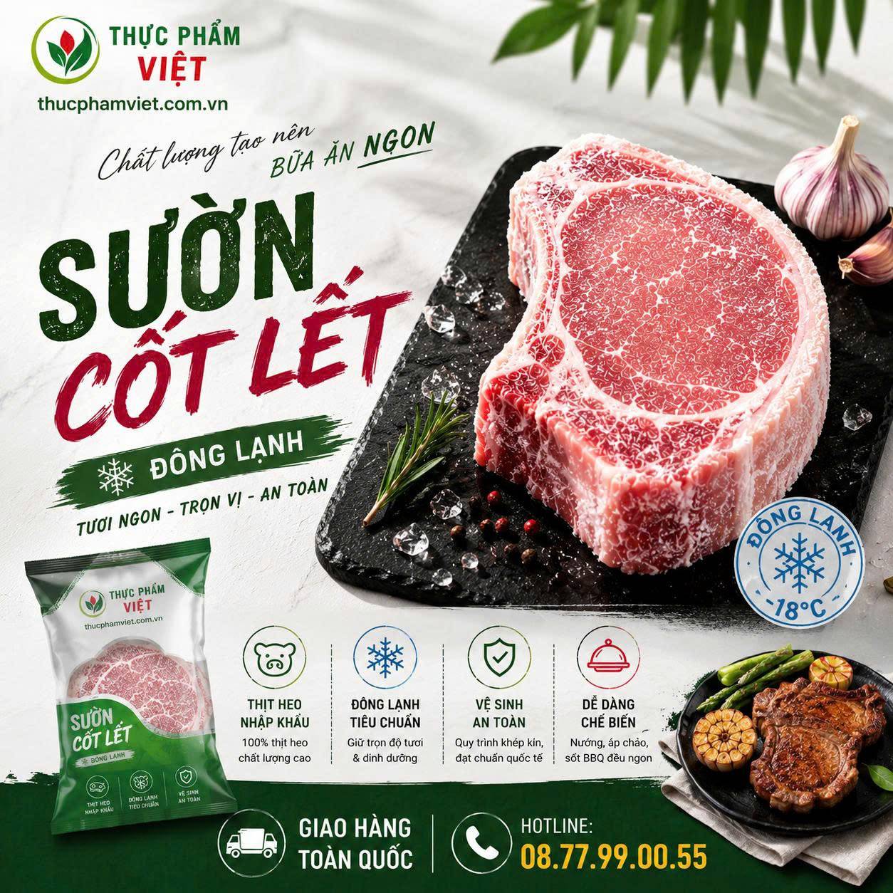 Địa chỉ mua Sườn cốt lết tại Phường Tam Bình