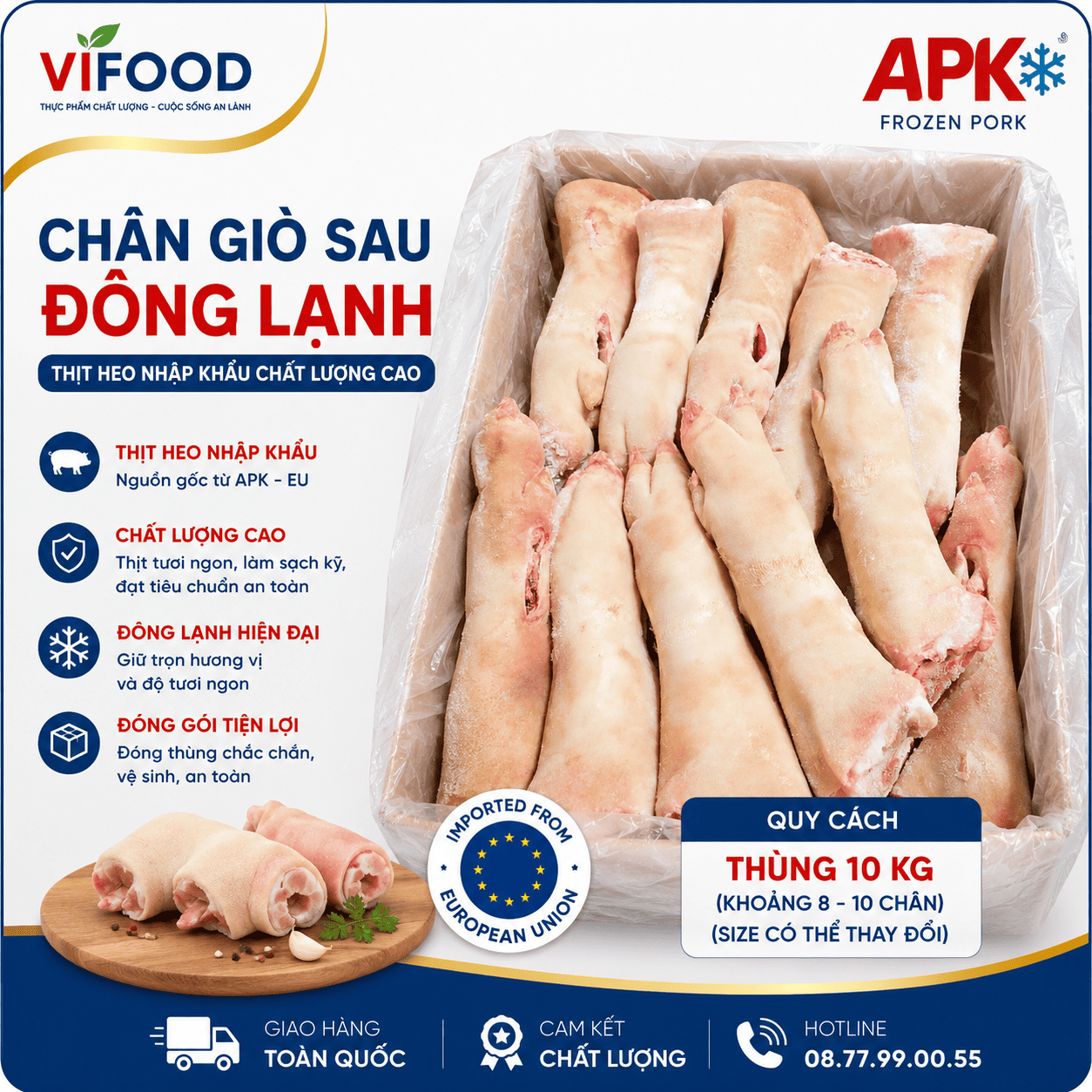 Dựng heo sau đông lạnh APK
