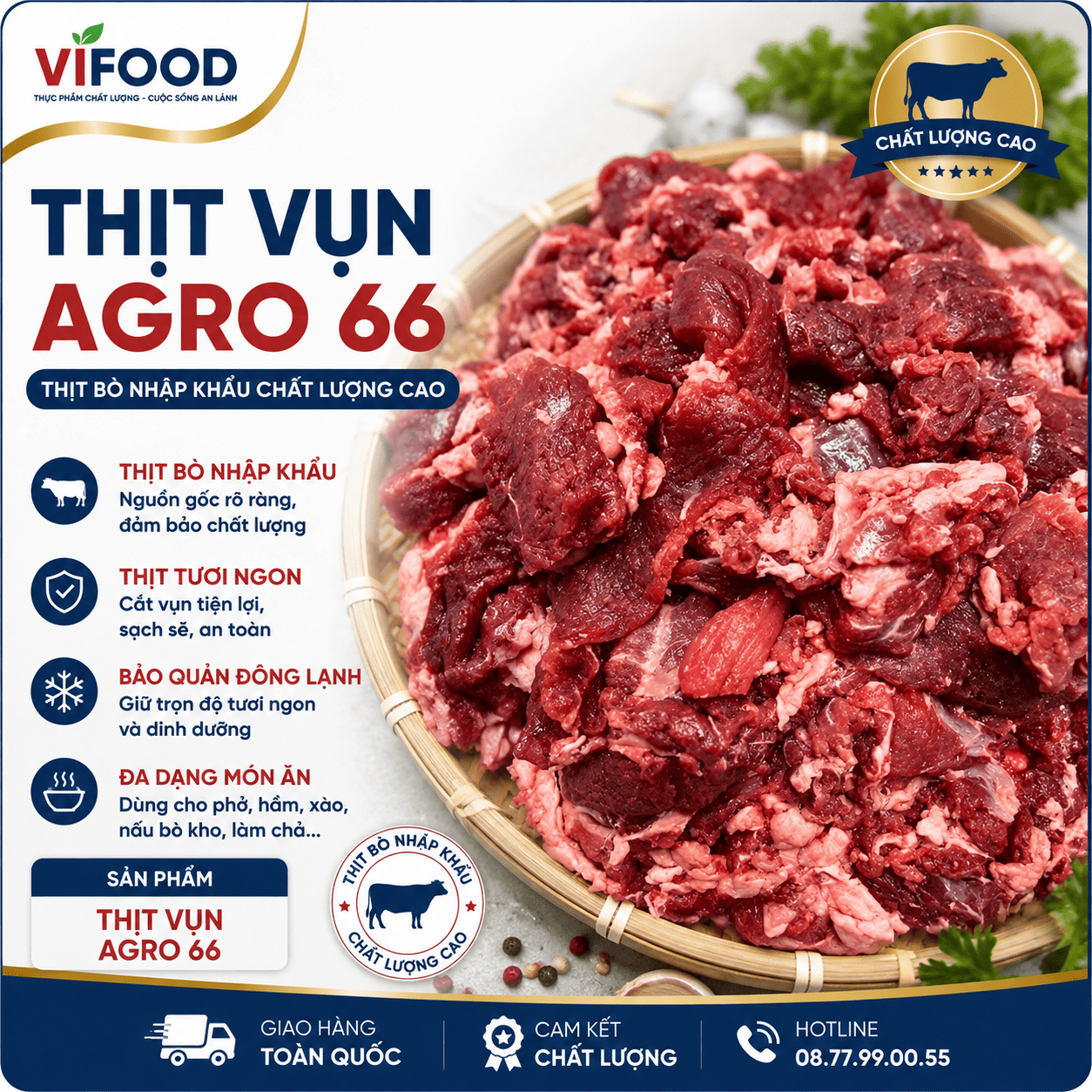 Thịt Vụn Agro 66