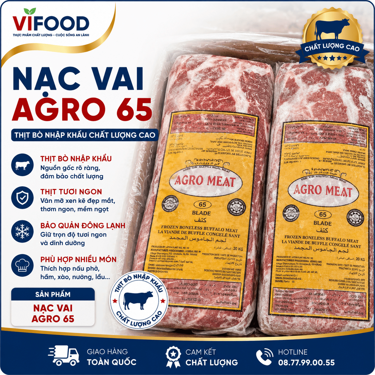 Nạc Vai Agro 65