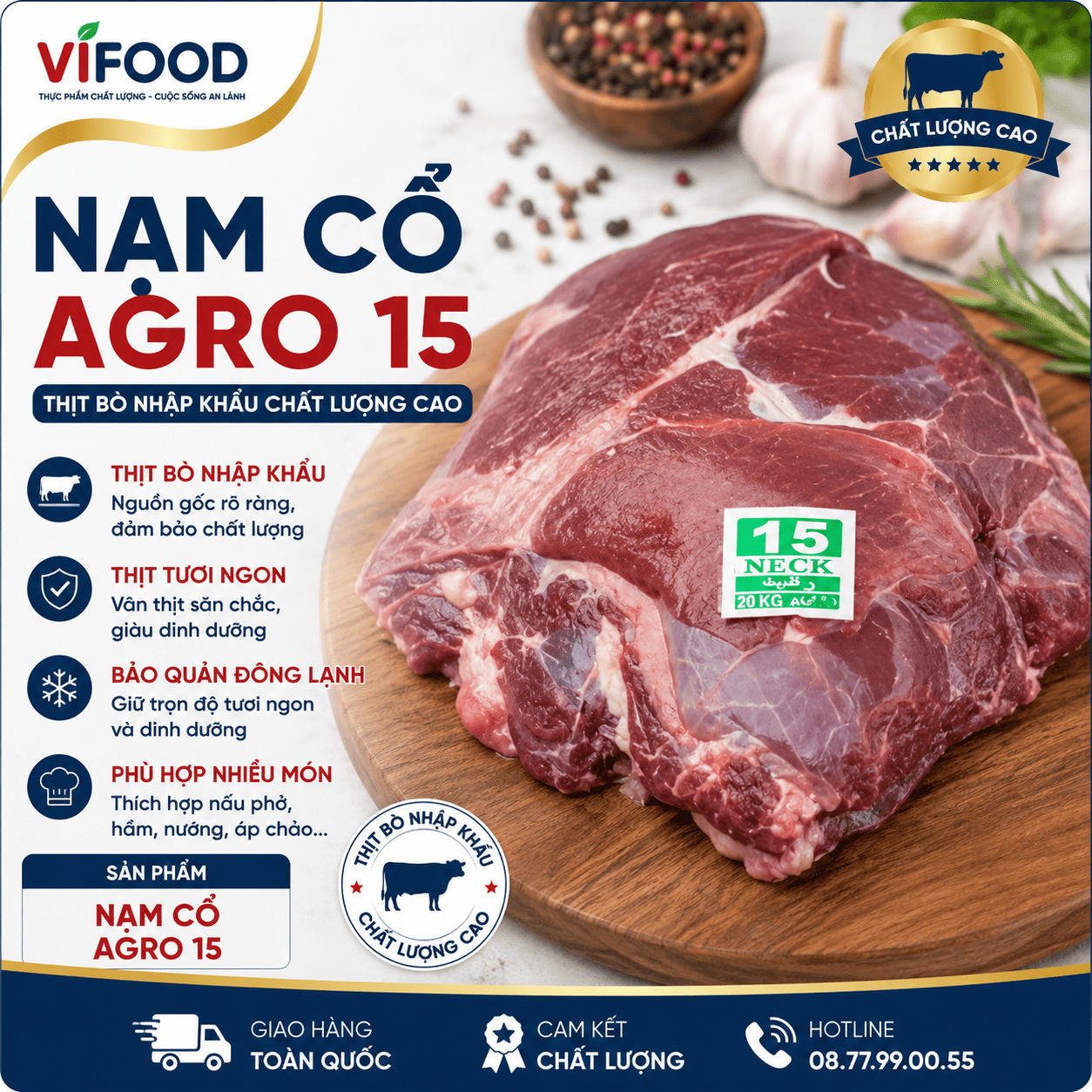 Nạm cổ agro 15