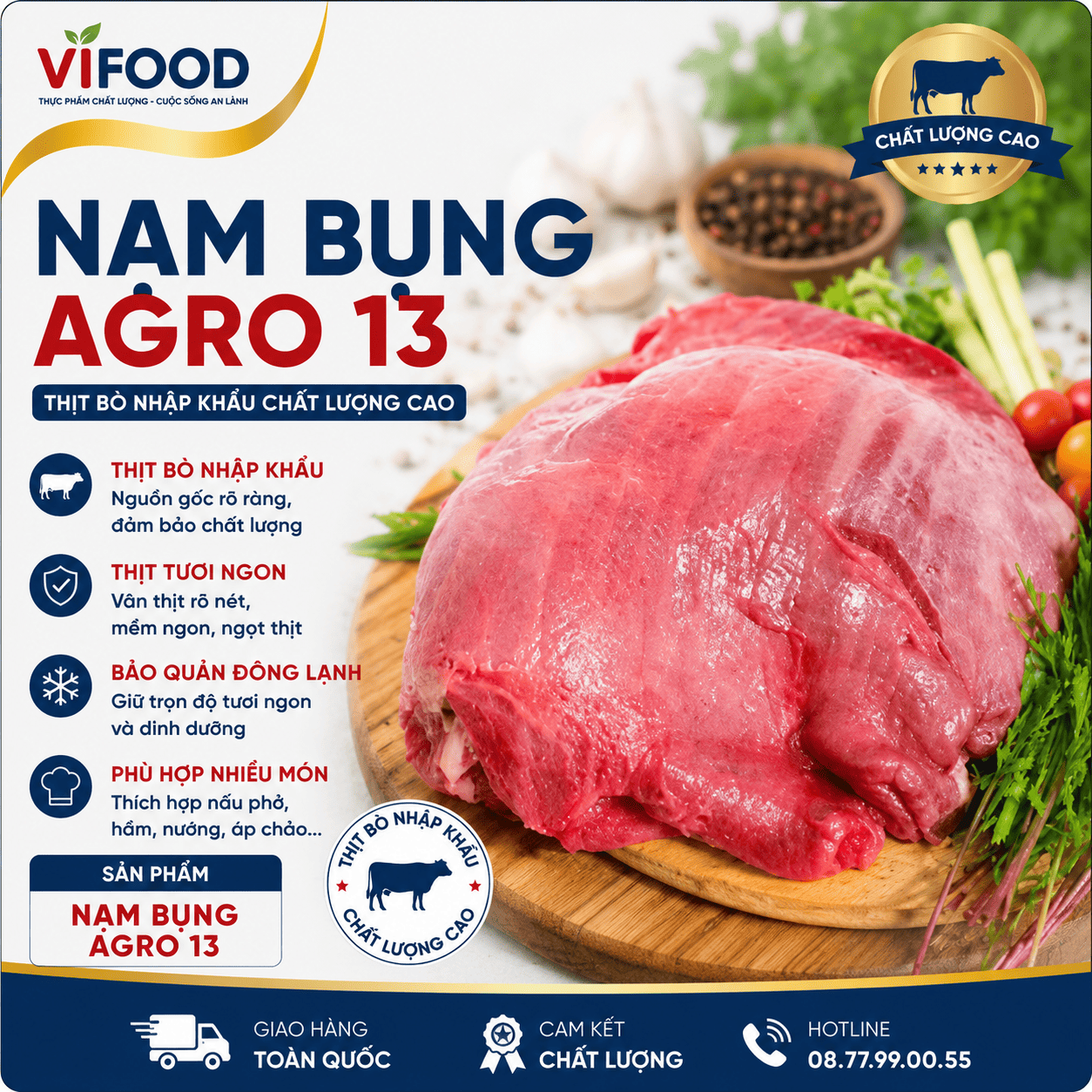 Nạm Bụng Agro 13