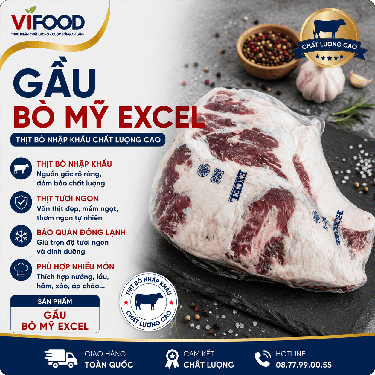 Gầu Bò Mỹ Excel