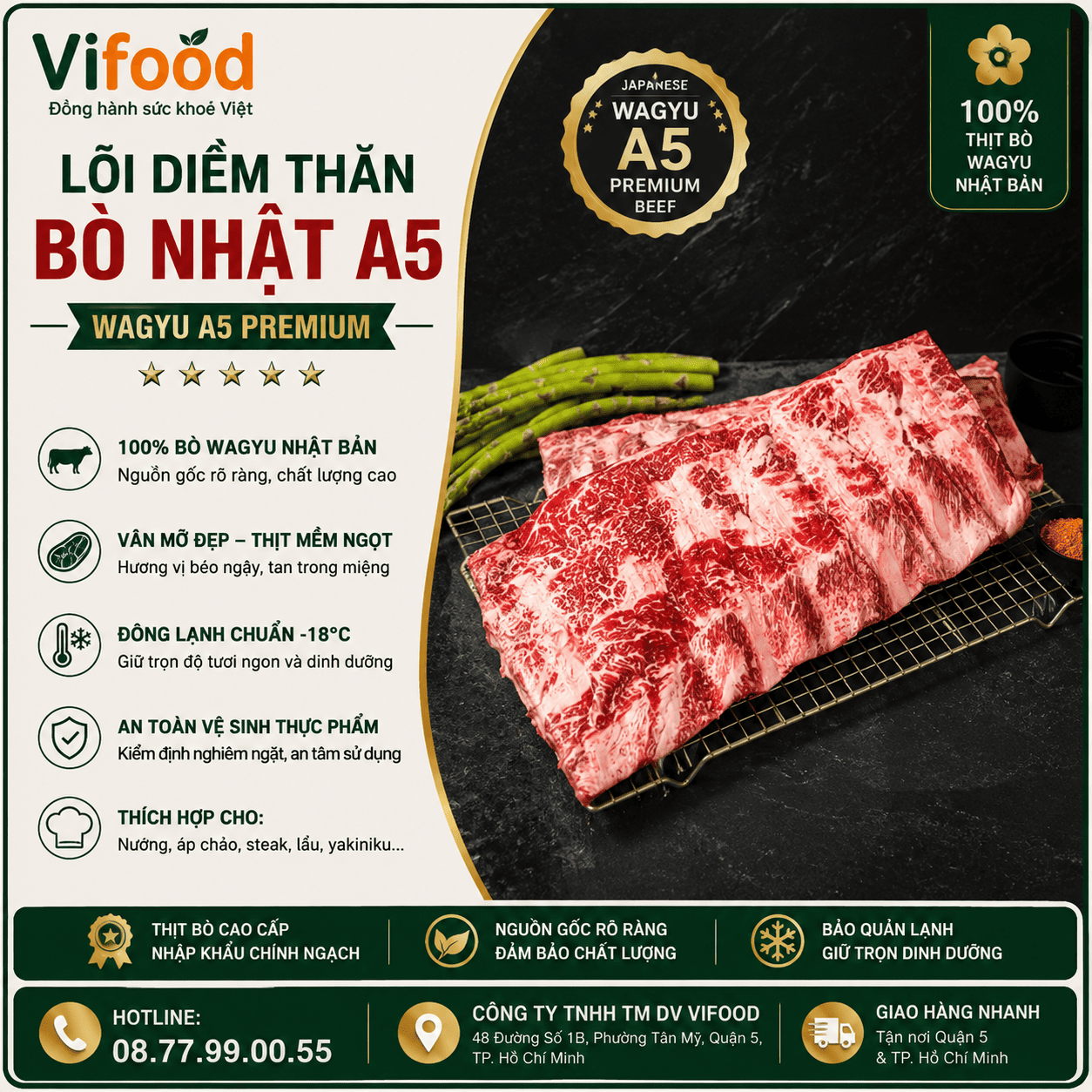 Lõi Diềm Thăn Bò Nhật A5