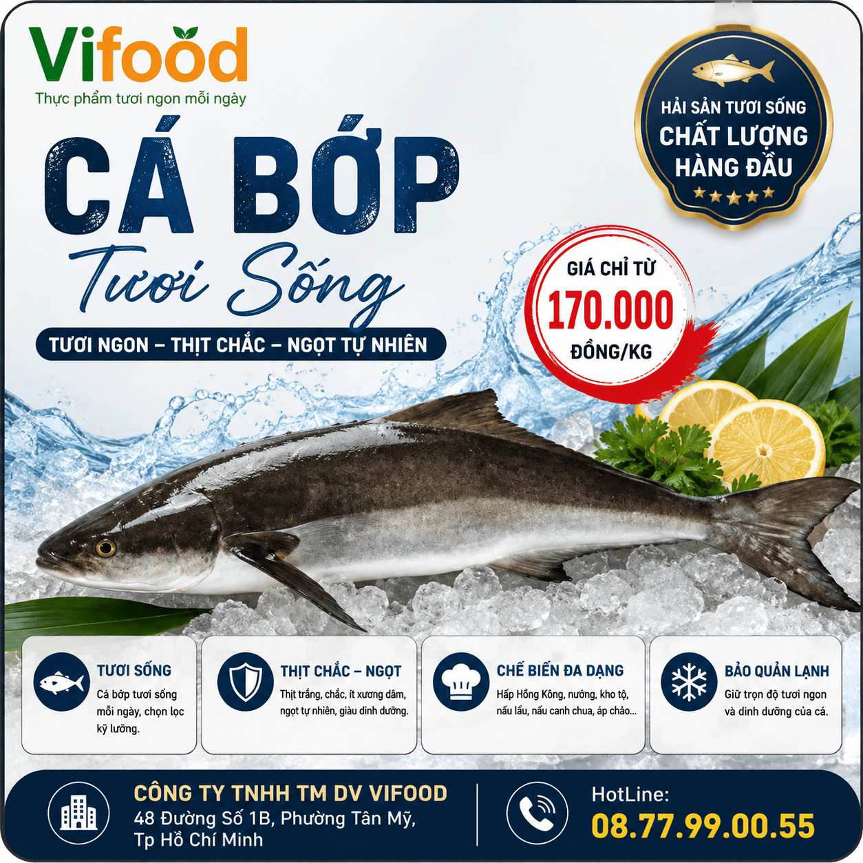 giá cá bớp tại chợ bình điền