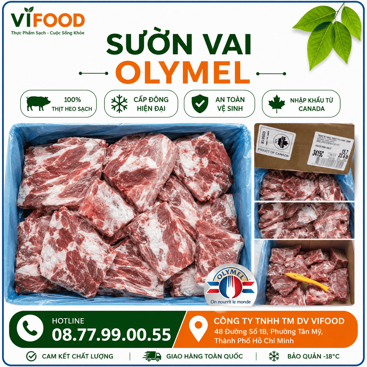 Sườn vai Olymel