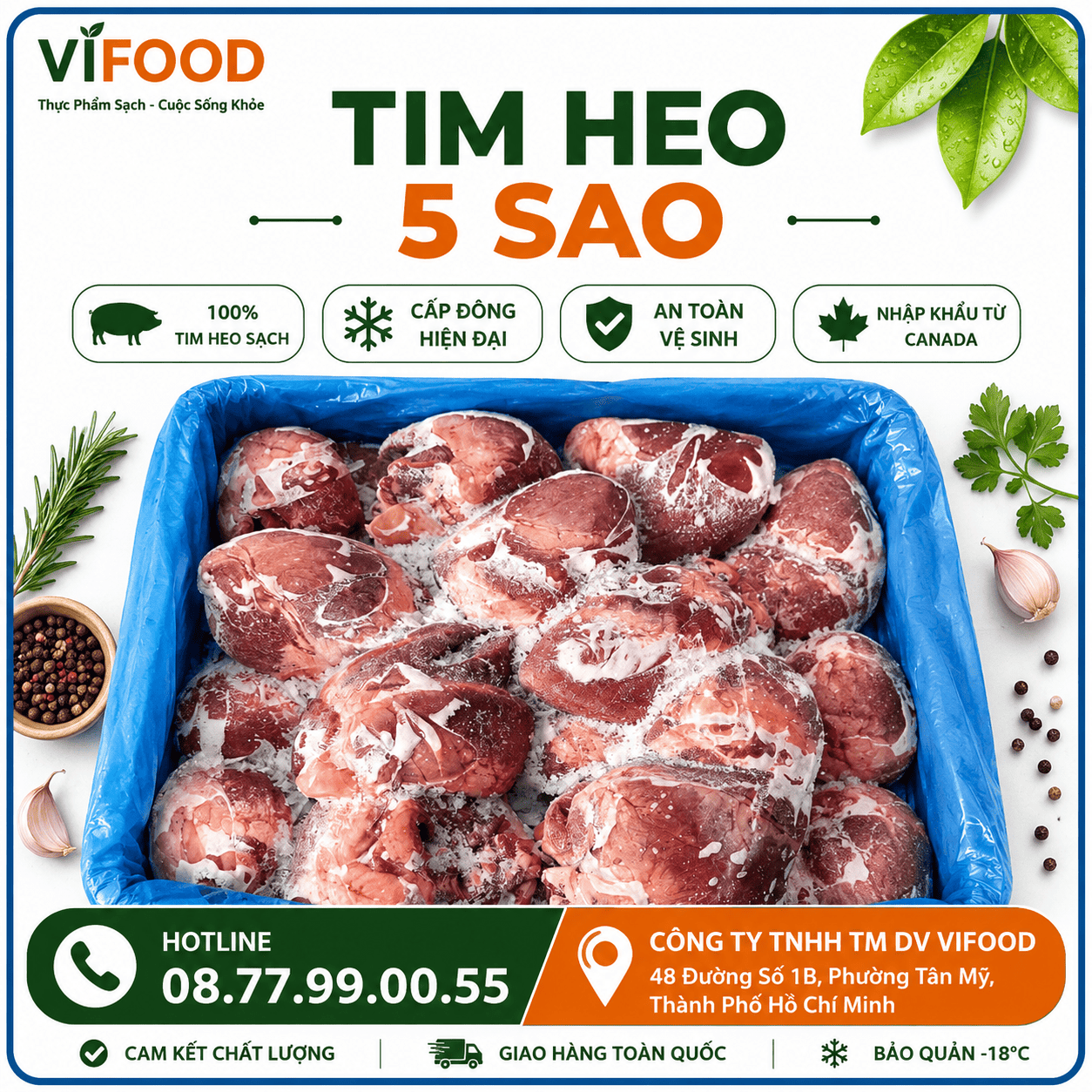 Tim heo 5 sao